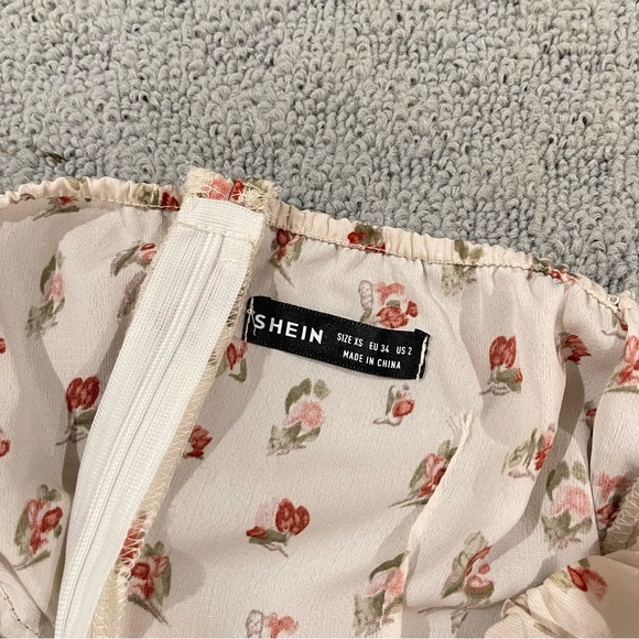 SHEIN Floral bandeau top - Picture 7 of 7